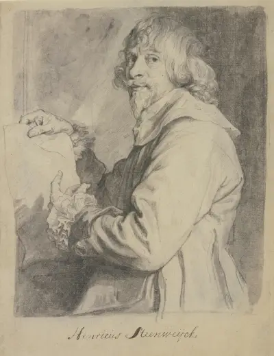 Portrait of Hendrick van Steenwyck the Younger av Anthony van Dyck