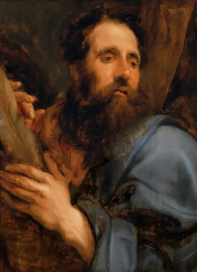 Saint Andrew av Anthony van Dyck