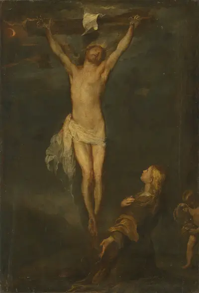 Ukrzyżowanie ze św. Rozalią, Anthony van Dyck