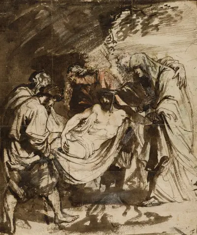 Ukládání do hrobu, Anthony van Dyck