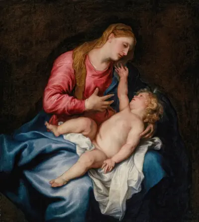Madonna z Dzieciątkiem – nr 2, Anthony van Dyck