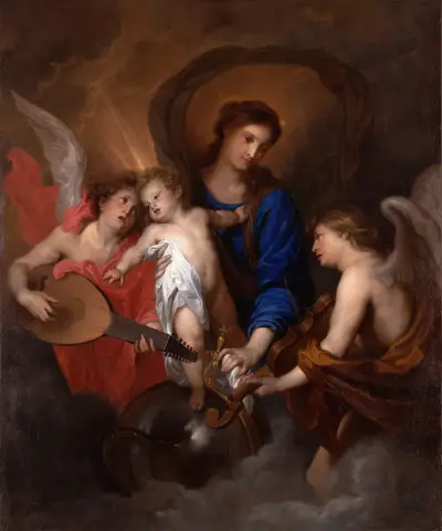 Panna Maria s dítětem a muzicírujícími anděly, Anthony van Dyck