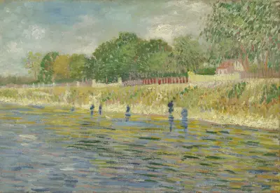 Bank of the Seine av Vincent van Gogh