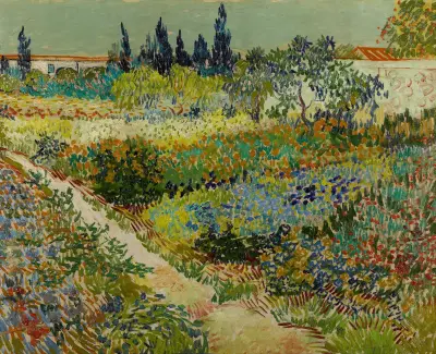 Garden at Arles av Vincent van Gogh