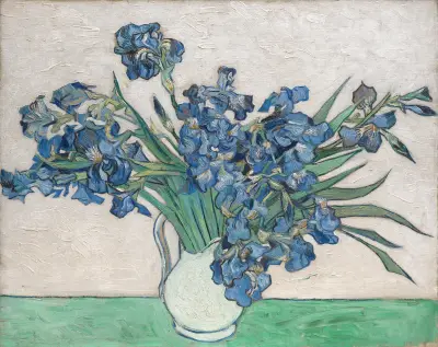 Irises, 1890 – nr 1 av Vincent van Gogh