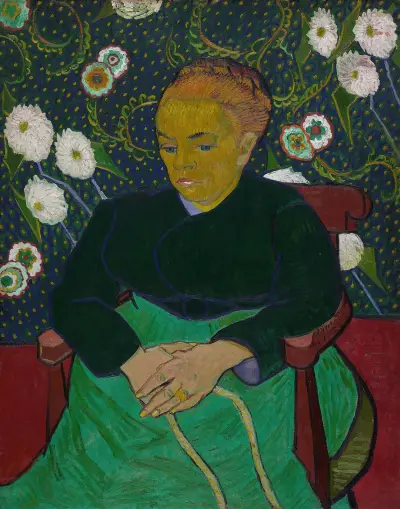 Madame Roulin Rocking the Cradle (La berceuse) av Vincent van Gogh