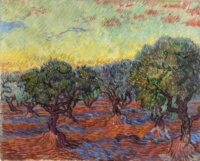Olive Grove, Saint-Rémy av Vincent van Gogh