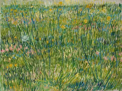 Patch of grass av Vincent van Gogh