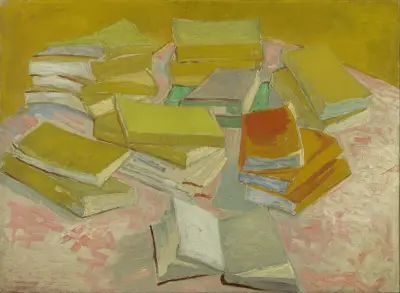 Piles of French novels av Vincent van Gogh