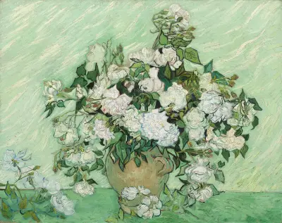 Roses, 1890 – nr 1 av Vincent van Gogh
