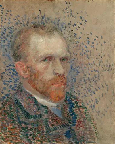 Self-portrait, 1887 – nr 4 av Vincent van Gogh