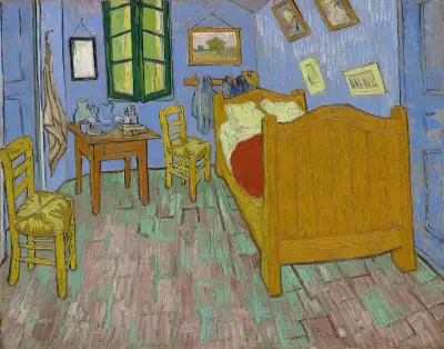 Sovrummet i Arles av Vincent van Gogh