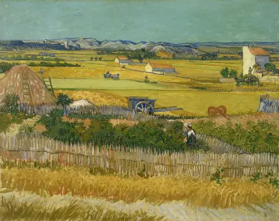 The harvest, 1888 – nr 1 av Vincent van Gogh