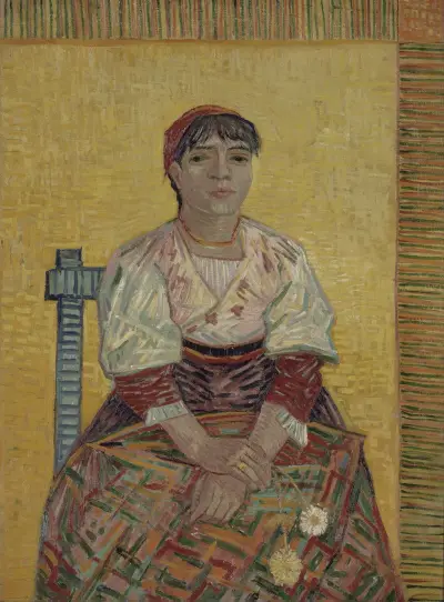 The Italian Woman av Vincent van Gogh