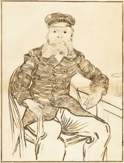 The Postman Joseph Roulin av Vincent van Gogh