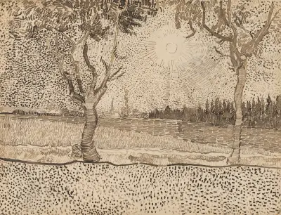 The Road to Tarascon av Vincent van Gogh