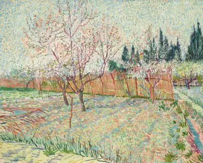 Verger avec cyprès av Vincent van Gogh