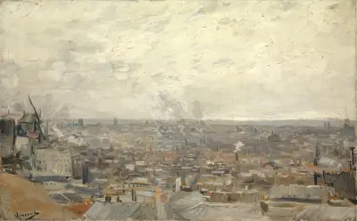 View from Montmartre av Vincent van Gogh