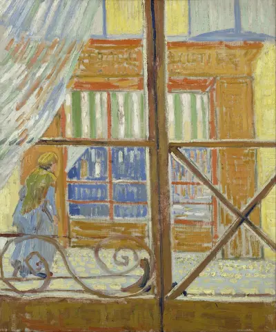View of a butcher’s shop av Vincent van Gogh