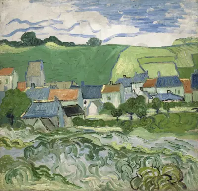 View of Auvers av Vincent van Gogh