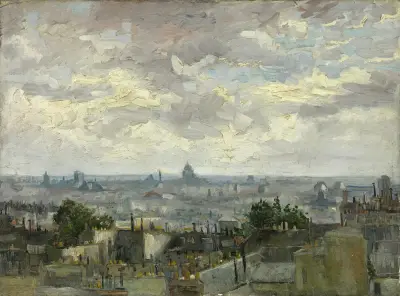 View of Paris av Vincent van Gogh