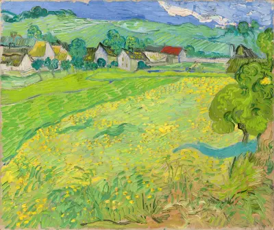 Blick auf Vessenots bei Auvers von Vincent van Gogh