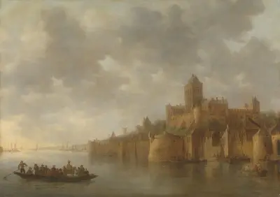 The Valkhof in Nijmegen von Jan van Goyen