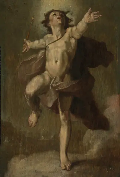 Apollo als Sonnengott von Cornelis Cornelisz Van Haarlem