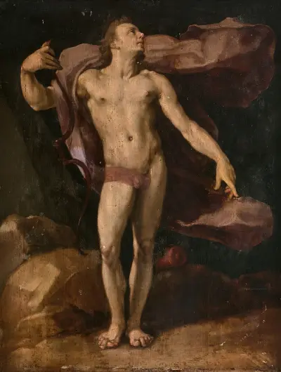 Apollon von Cornelis Cornelisz Van Haarlem