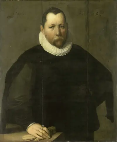 Pieter Jansz Kies (ca. 1536–97). Bürgermeister von Haarlem von Cornelis Cornelisz Van Haarlem