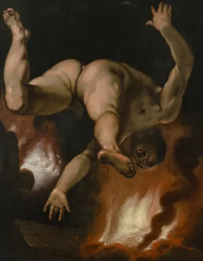 Der Fall des Ixion von Cornelis Cornelisz Van Haarlem
