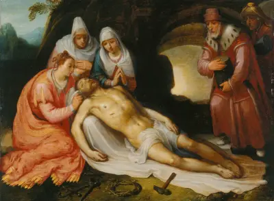 Die Beweinung von Cornelis Cornelisz Van Haarlem