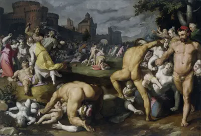Der Bethlehemitische Kindermord von Cornelis Cornelisz Van Haarlem