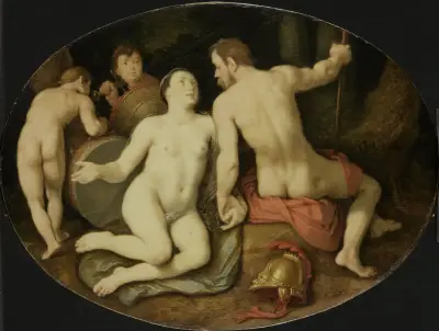 Venus und Mars von Cornelis Cornelisz Van Haarlem