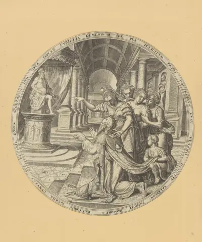 Šalamounovo modloslužebnictví, Maarten Van Heemskerck