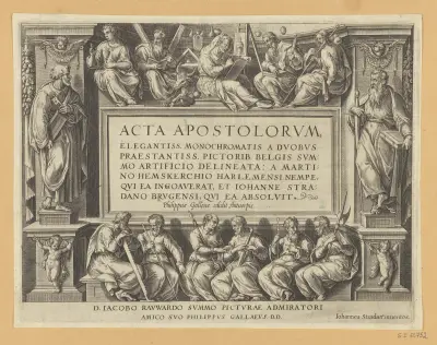 Skutky apoštolů – titulní strana, Maarten Van Heemskerck