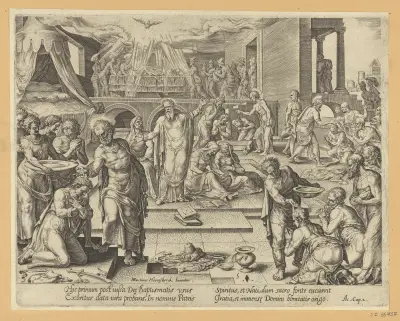 Apoštolové křtí v Jeruzalémě, Maarten Van Heemskerck