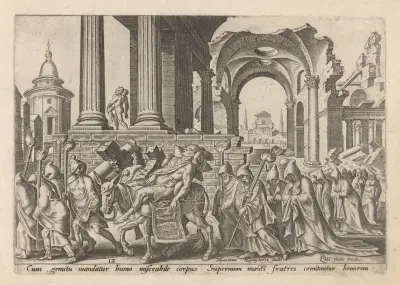 Samsonův pohřeb, Maarten Van Heemskerck