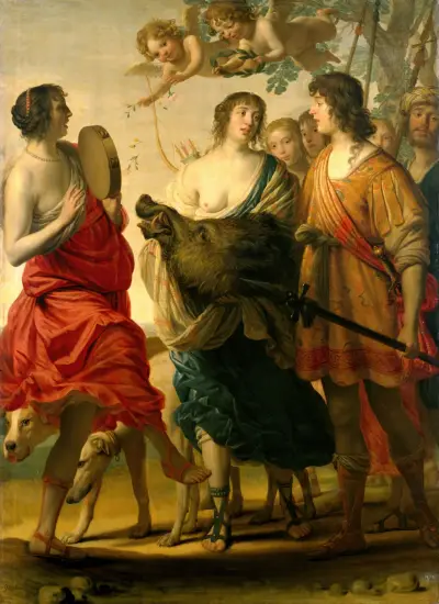 Meleager and Atalante von Gerard van Honthorst