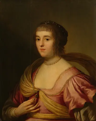 Portrait of Amalia van Solms von Gerard van Honthorst