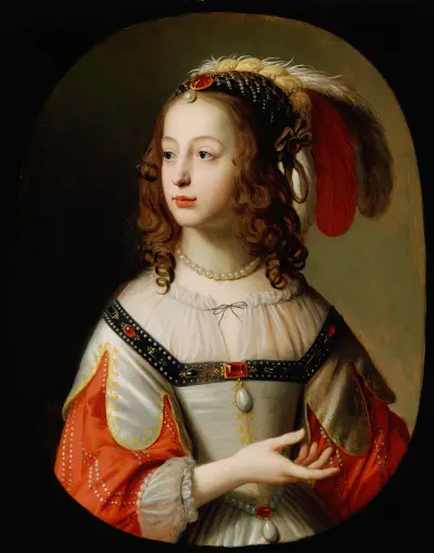 Portrait of Sophia, Princess Palatine von Gerard van Honthorst