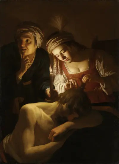 Samson and Delilah von Gerard van Honthorst