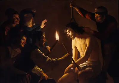 The Mocking of Christ von Gerard van Honthorst