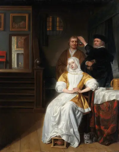The Anemic Lady, Samuel van Hoogstraten