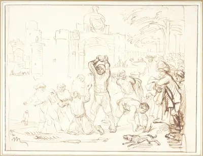 The Stoning of Saint Stephen, Samuel van Hoogstraten
