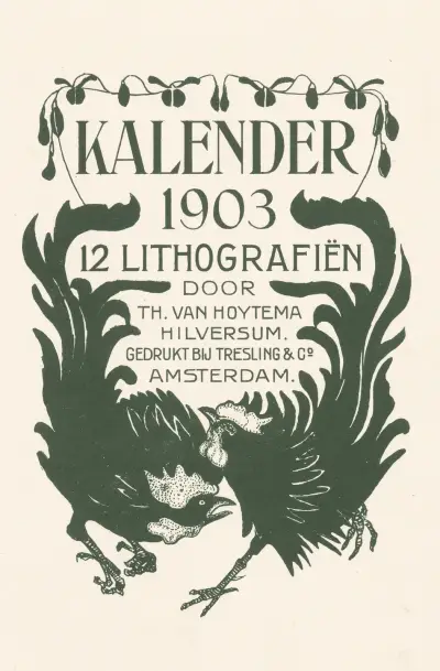 Ogłoszenie kalendarza na rok 1903, Theo van Hoytema