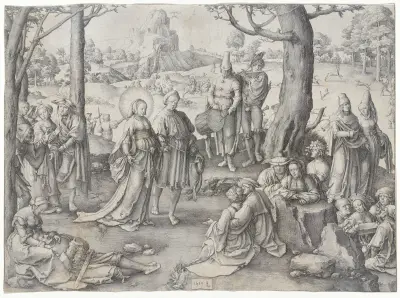 The Dance of Saint Mary Magdalene av Lucas Van Leyden