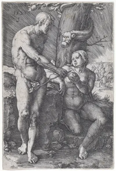 The Fall of Man, 1529 – nr 2 av Lucas Van Leyden