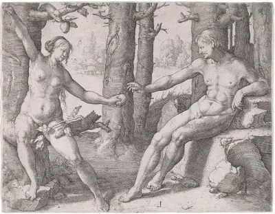 The Fall of Man, 1530 av Lucas Van Leyden