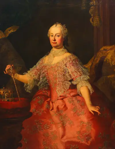 Maria Teresia som drottning av Ungern av Martin van Meytens